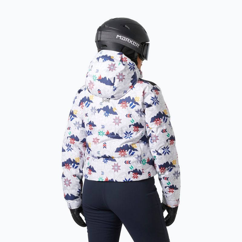 Dámska lyžiarska bunda Helly Hansen Kvitfjell Race Short Puffy white crescendo 2