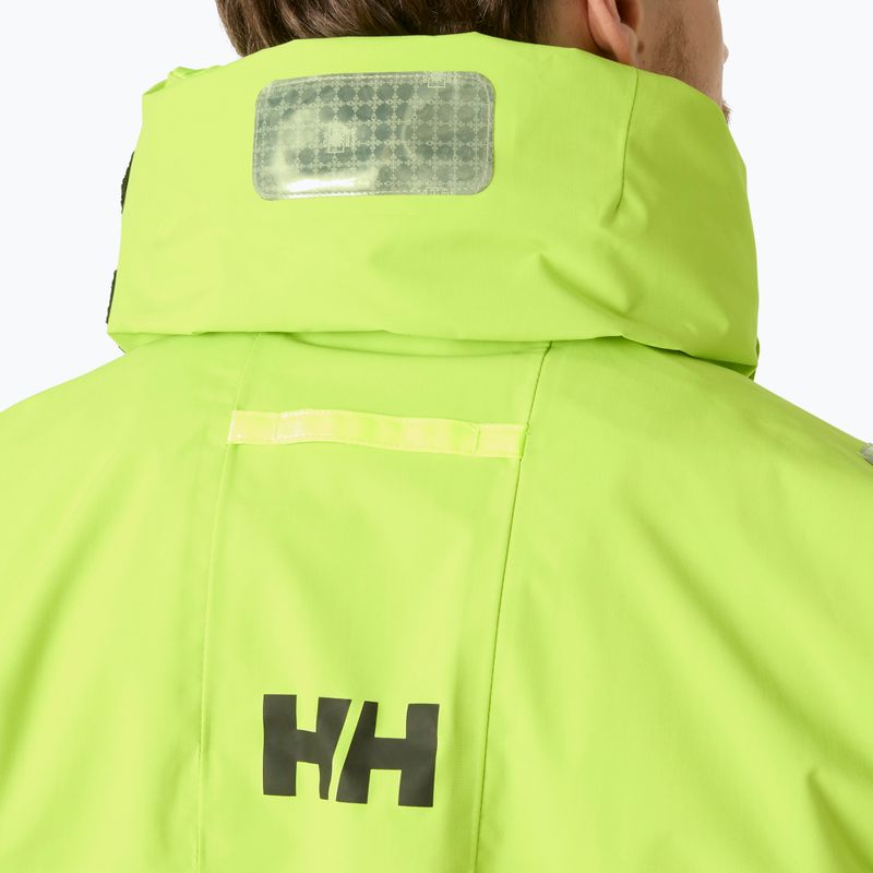 Pánska jachtárska bunda Helly Hansen Skagen Offshore luminous green 5