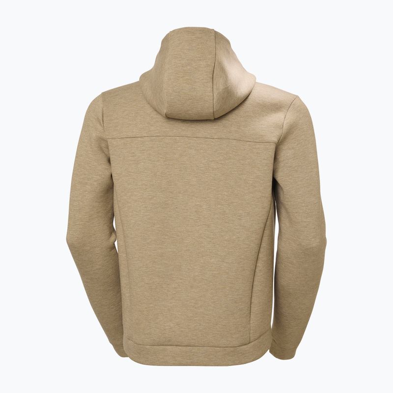 Pánska jachtárska mikina Helly Hansen HP Ocean Full Zip 2.0 sepia melange 6