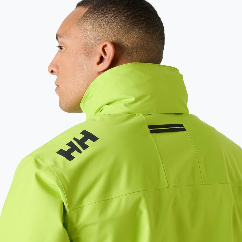 Pánska jachtárska bunda Helly Hansen Crew Hooded Midlayer 2 luminous green 4