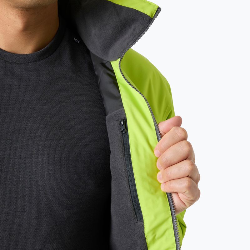 Pánska jachtárska bunda Helly Hansen Crew Hooded Midlayer 2 luminous green 6