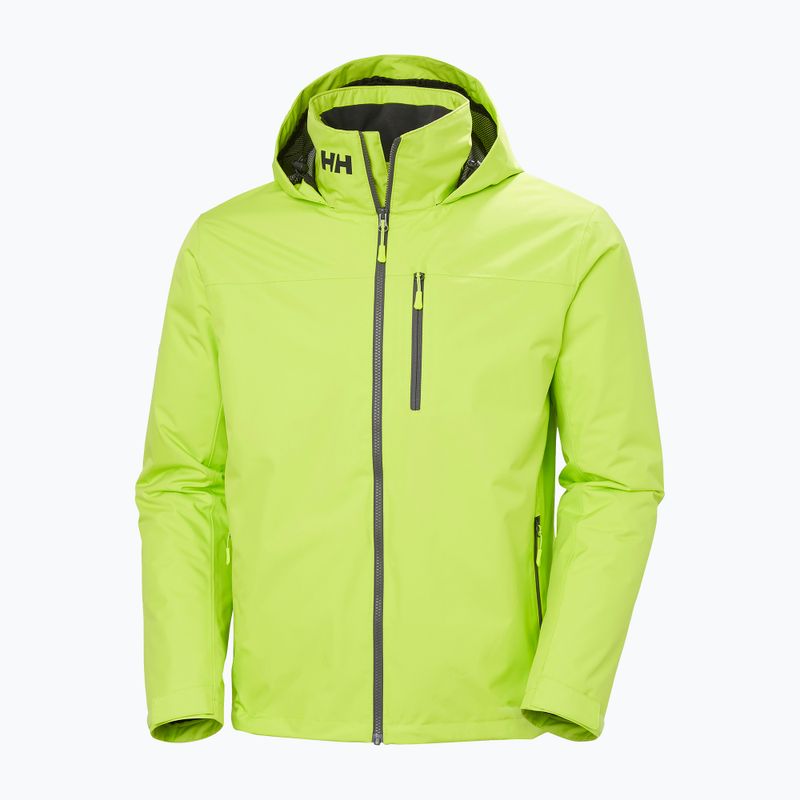 Pánska jachtárska bunda Helly Hansen Crew Hooded Midlayer 2 luminous green 9