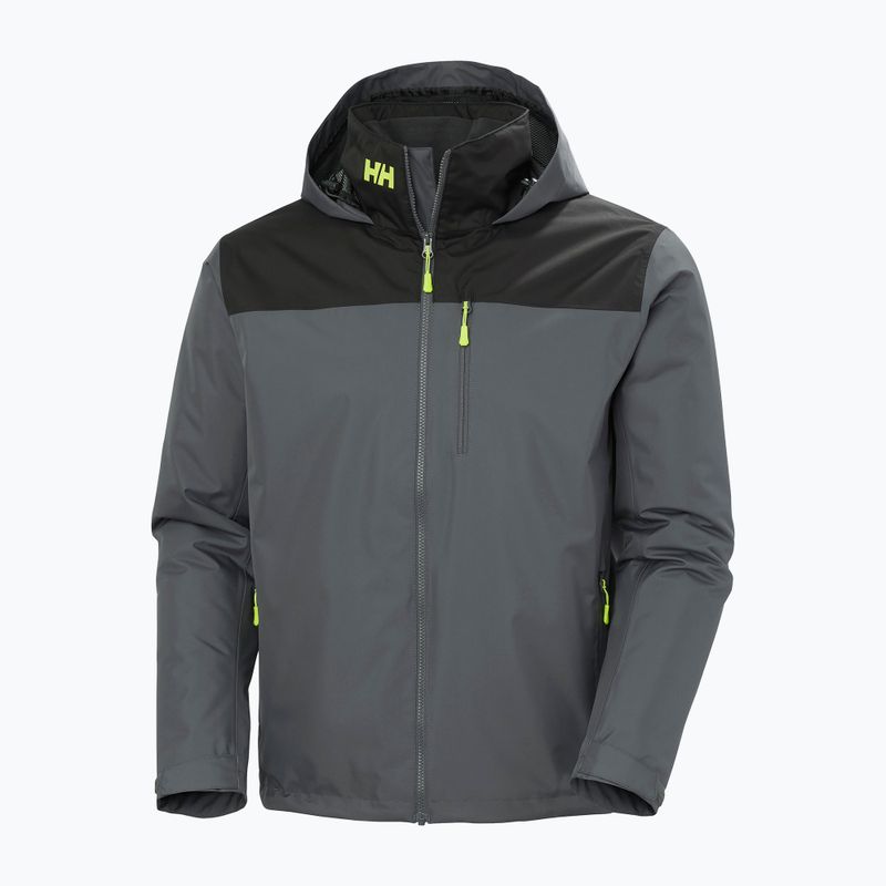 Pánska jachtárska bunda Helly Hansen Crew Hooded Midlayer 2 thunder grey 9