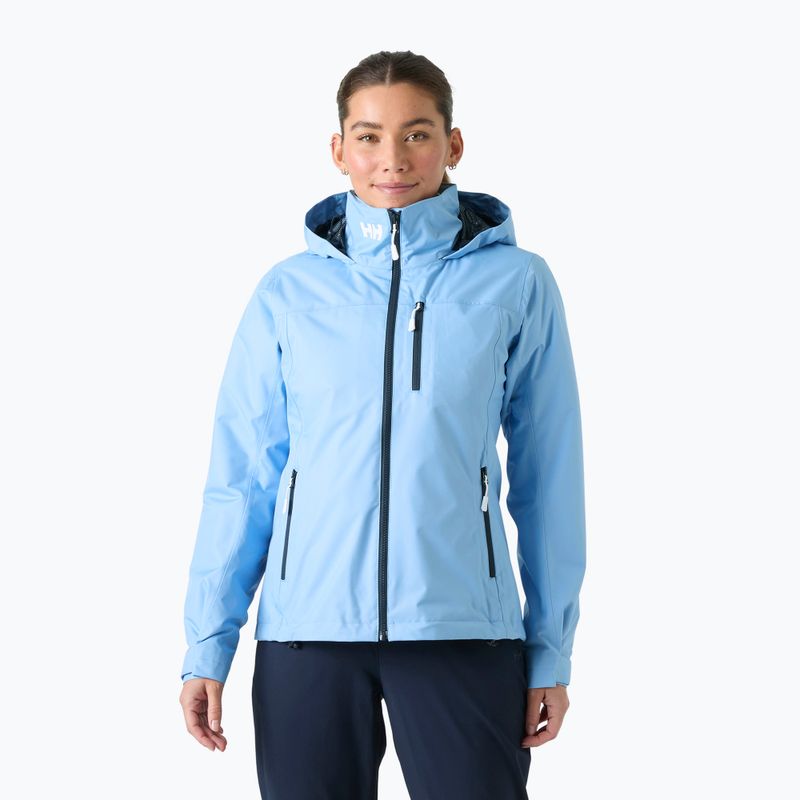 Dámska jachtárska bunda Helly Hansen Crew Hooded Midlayer 2.0 bright blue