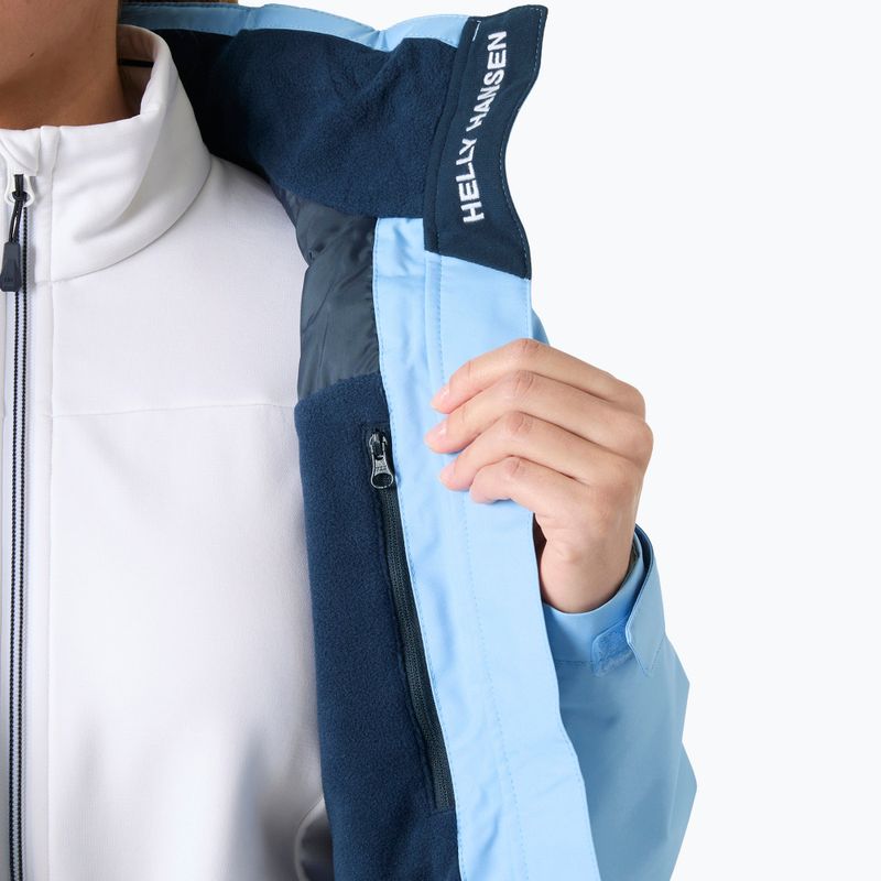 Dámska jachtárska bunda Helly Hansen Crew Hooded Midlayer 2.0 bright blue 5