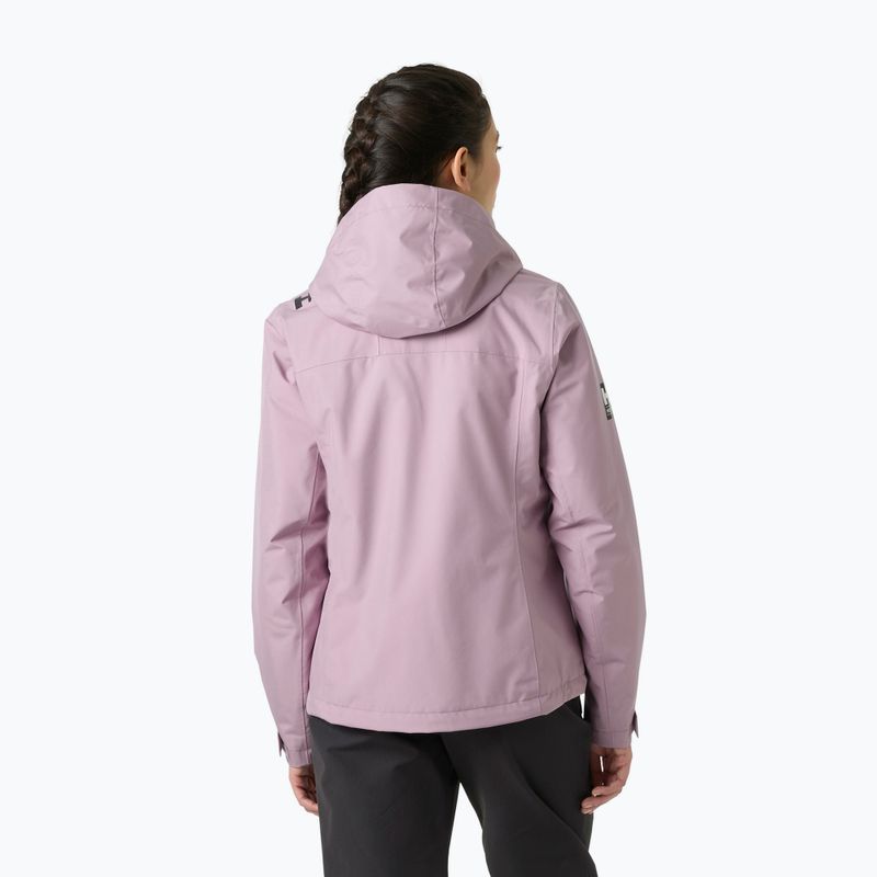 Dámska jachtárska bunda Helly Hansen Crew Hooded Midlayer 2.0 purple play 2