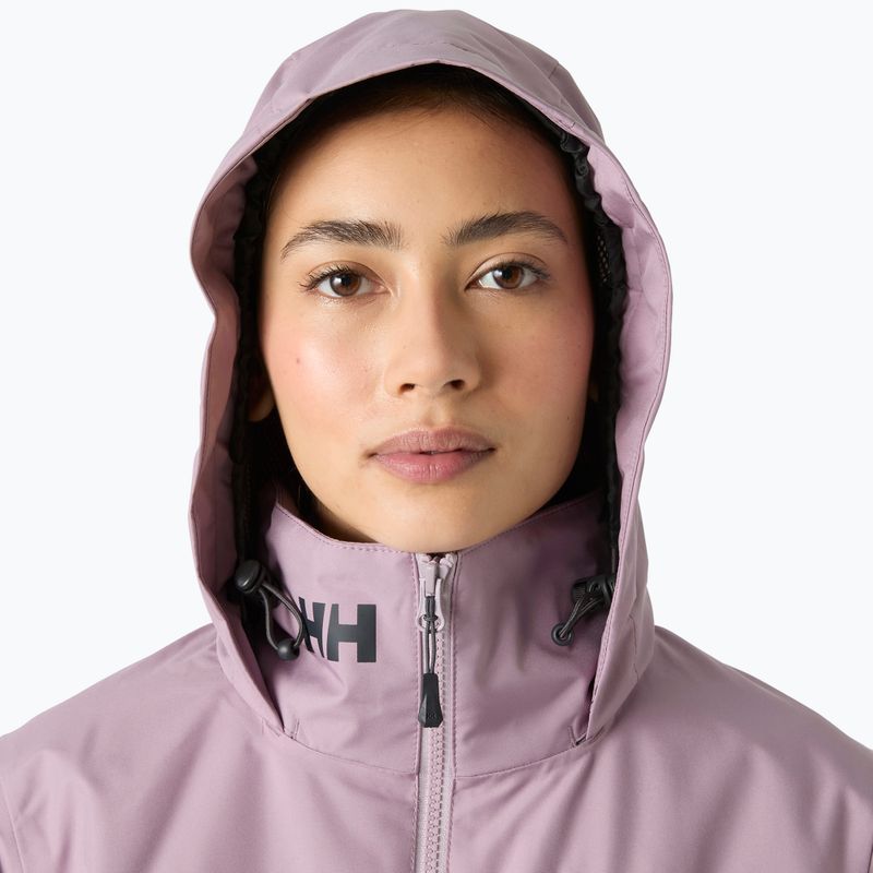 Dámska jachtárska bunda Helly Hansen Crew Hooded Midlayer 2.0 purple play 3