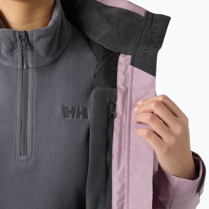 Dámska jachtárska bunda Helly Hansen Crew Hooded Midlayer 2.0 purple play 5