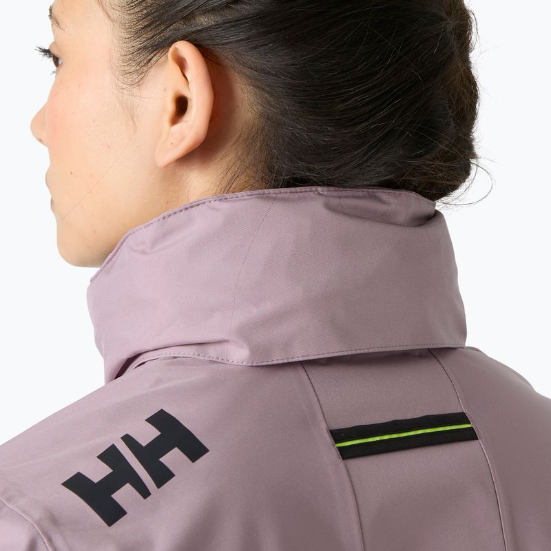 Dámska jachtárska bunda Helly Hansen Crew Hooded Pile purple clay 4