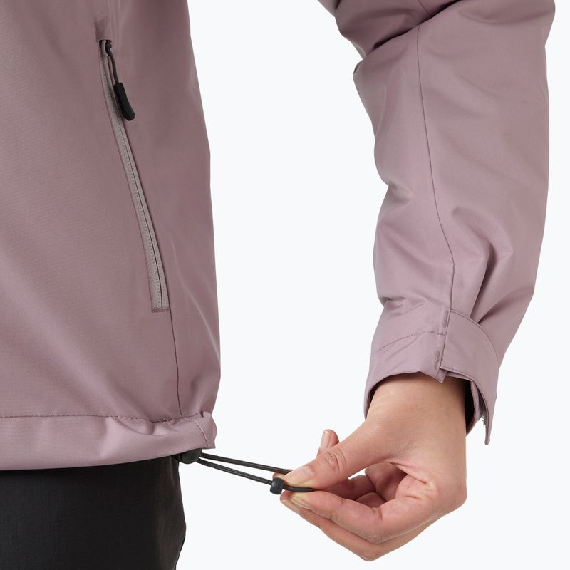 Dámska jachtárska bunda Helly Hansen Crew Hooded Pile purple clay 7