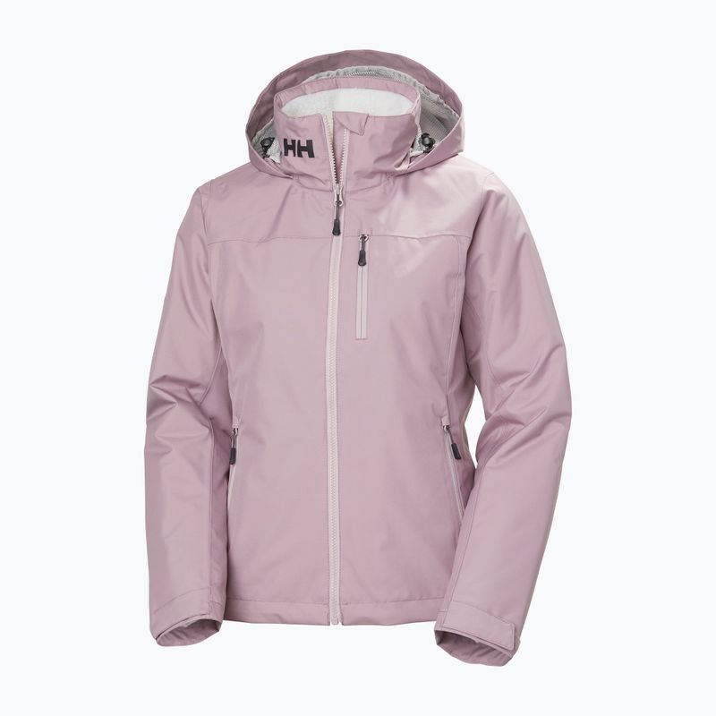 Dámska jachtárska bunda Helly Hansen Crew Hooded Pile purple clay 8