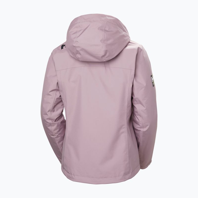 Dámska jachtárska bunda Helly Hansen Crew Hooded Pile purple clay 9