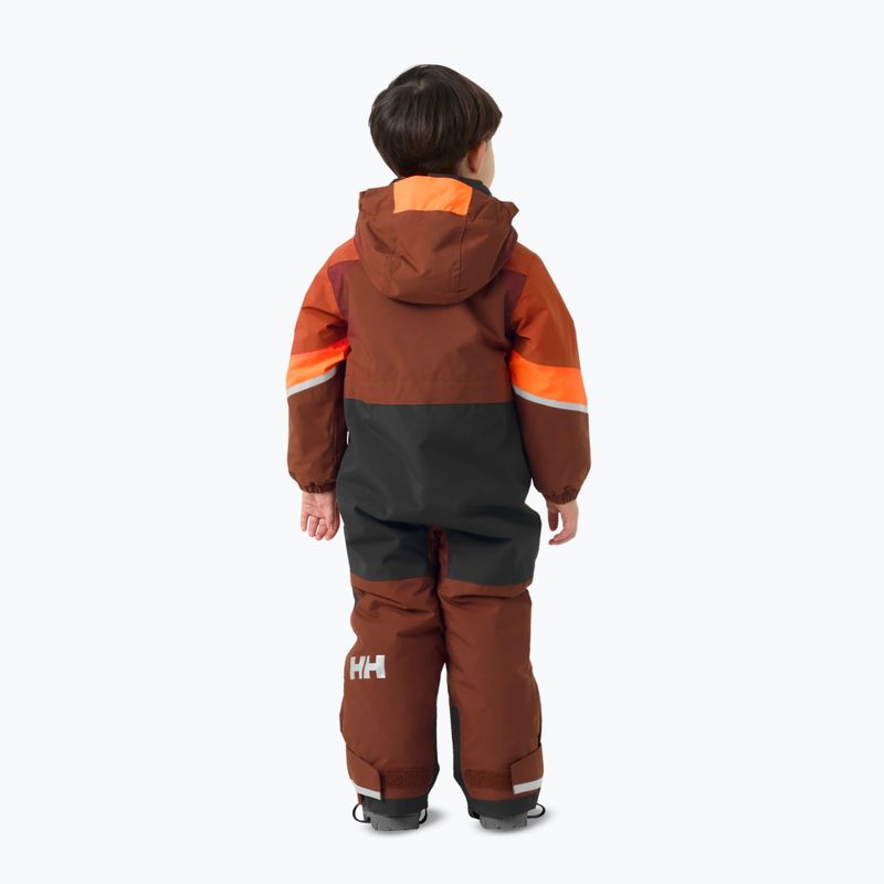 Detská lyžiarska kombinéza Helly Hansen Rider 3.0 Ins iron oxide 4
