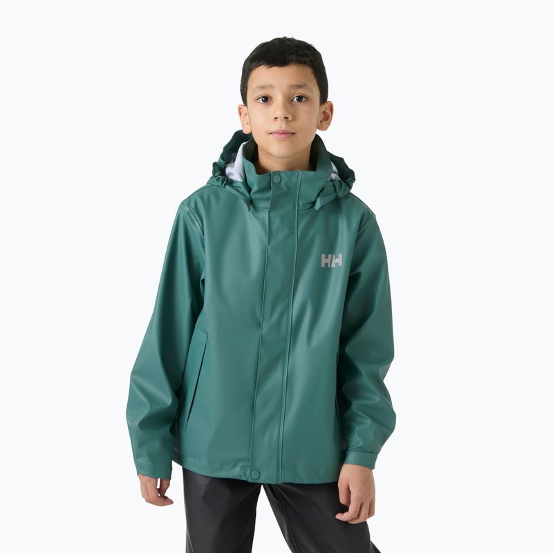 Detská jachtárska bunda Helly Hansen Moss opal green