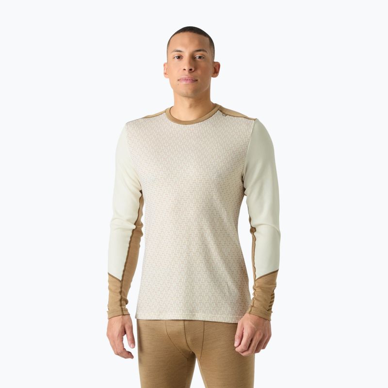 Pánska termo mikina Helly Hansen Lifa Merino Midweight Crew snow monogram aop