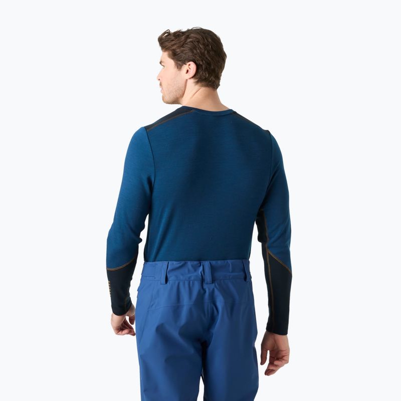 Pánska termo mikina Helly Hansen Lifa Merino Midweight Crew dark blue 2