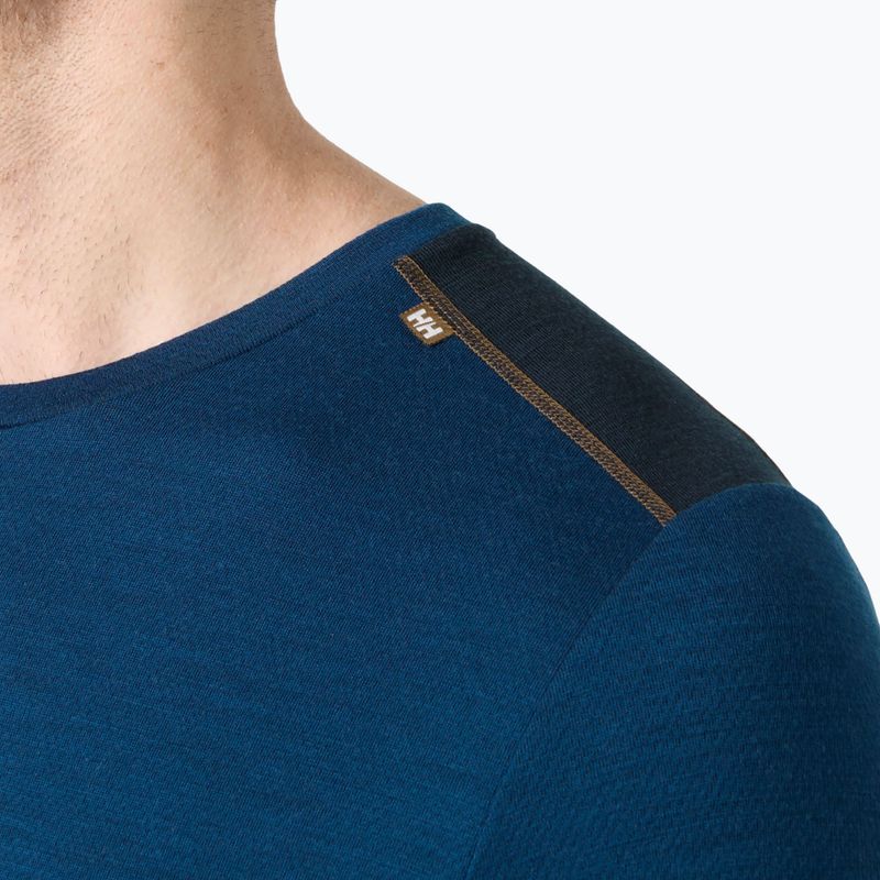 Pánska termo mikina Helly Hansen Lifa Merino Midweight Crew dark blue 3