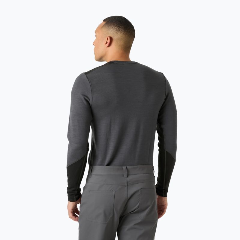 Pánska termo mikina Helly Hansen Lifa Merino Midweight Crew thunder grey 2