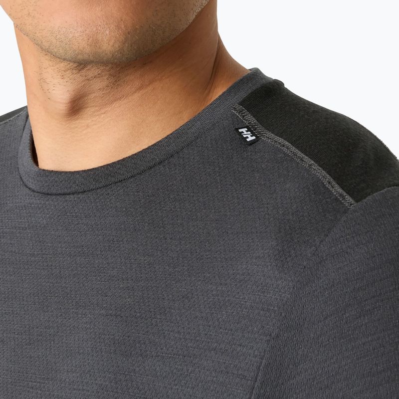 Pánska termo mikina Helly Hansen Lifa Merino Midweight Crew thunder grey 3