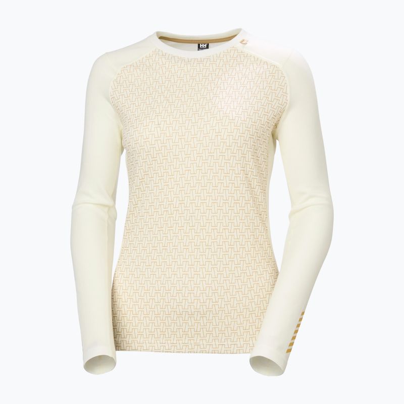 Dámska termoaktyvna mikina Helly Hansen Lifa Merino Midweight Gra snow monogram aop 5