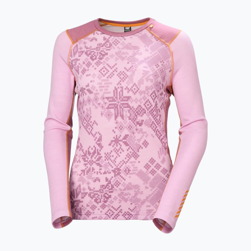 Dámska termoregulačná mikina Helly Hansen Lifa Merino Midweight Gra cherry blossom new nordic 5