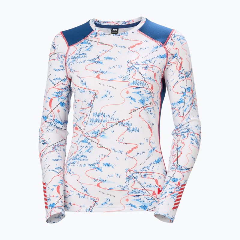 Dámska termo bielizeň Helly Hansen Lifa Active white slope map aop 5
