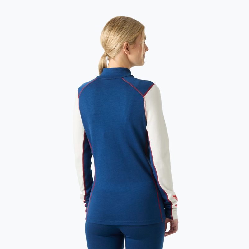 Dámska termo bielizeň Helly Hansen Lifa Merino Midweight Gra 1/2 Zip bright blue new nordic aop 2