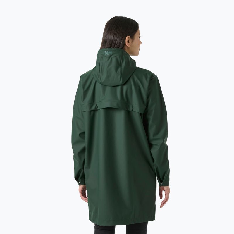Dámsky kabát do dažďa Helly Hansen Moss Rain Coat dark jungle 2