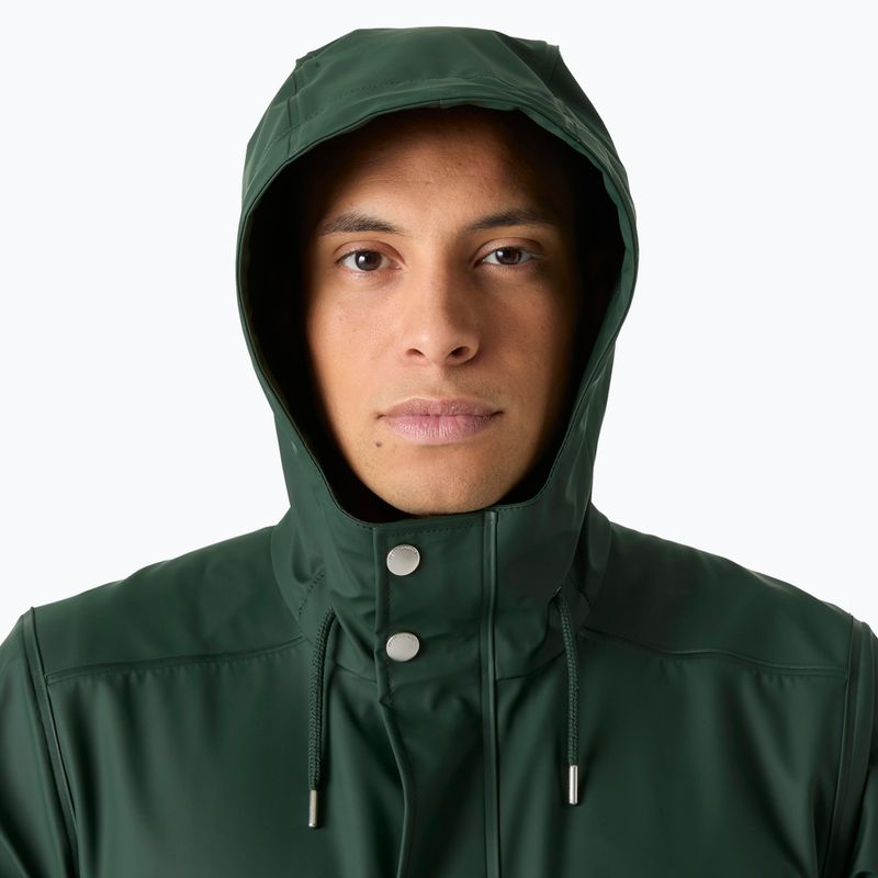 Pánska nepremokavá bunda Helly Hansen Moss Rain Coat dark jungle 3