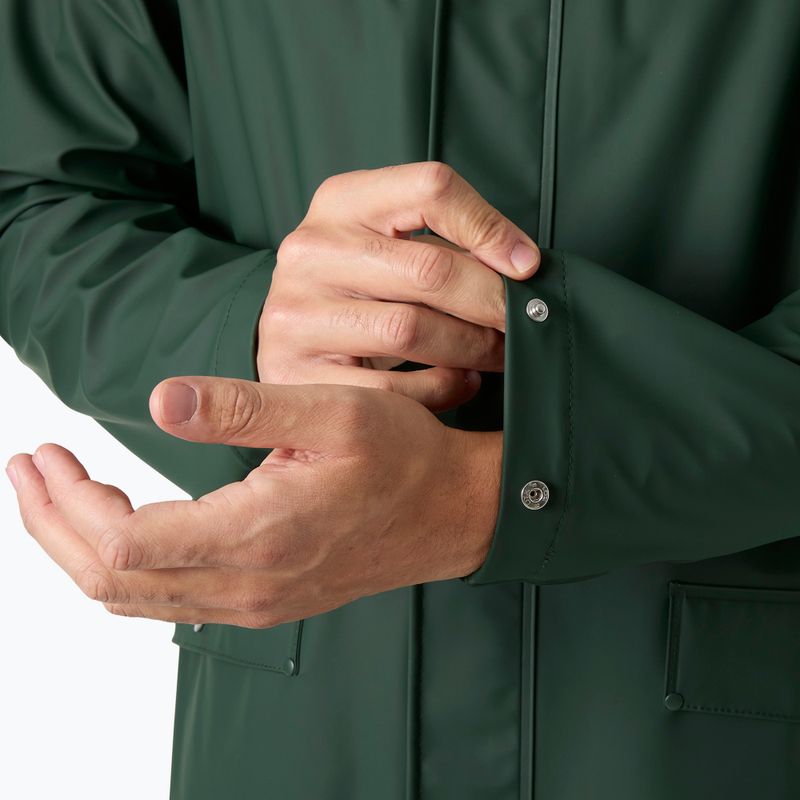 Pánska nepremokavá bunda Helly Hansen Moss Rain Coat dark jungle 4