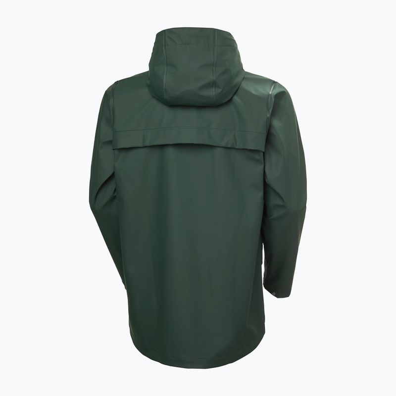 Pánska nepremokavá bunda Helly Hansen Moss Rain Coat dark jungle 7