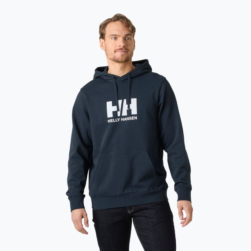 Pánska mikina Helly Hansen HH Logo Hoodie navy