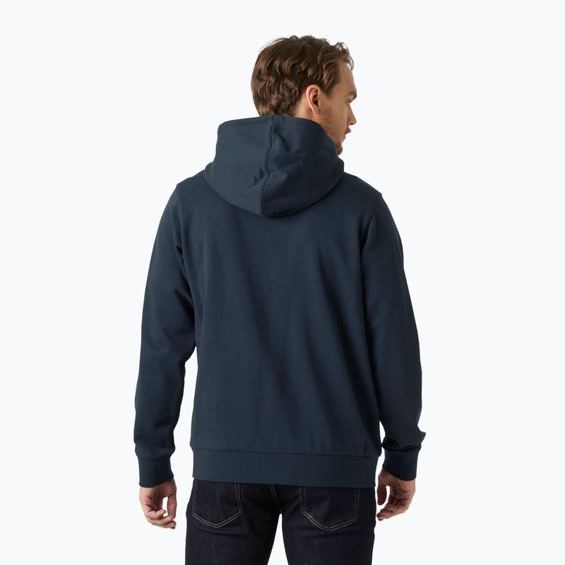 Pánska mikina Helly Hansen HH Logo Hoodie navy 2