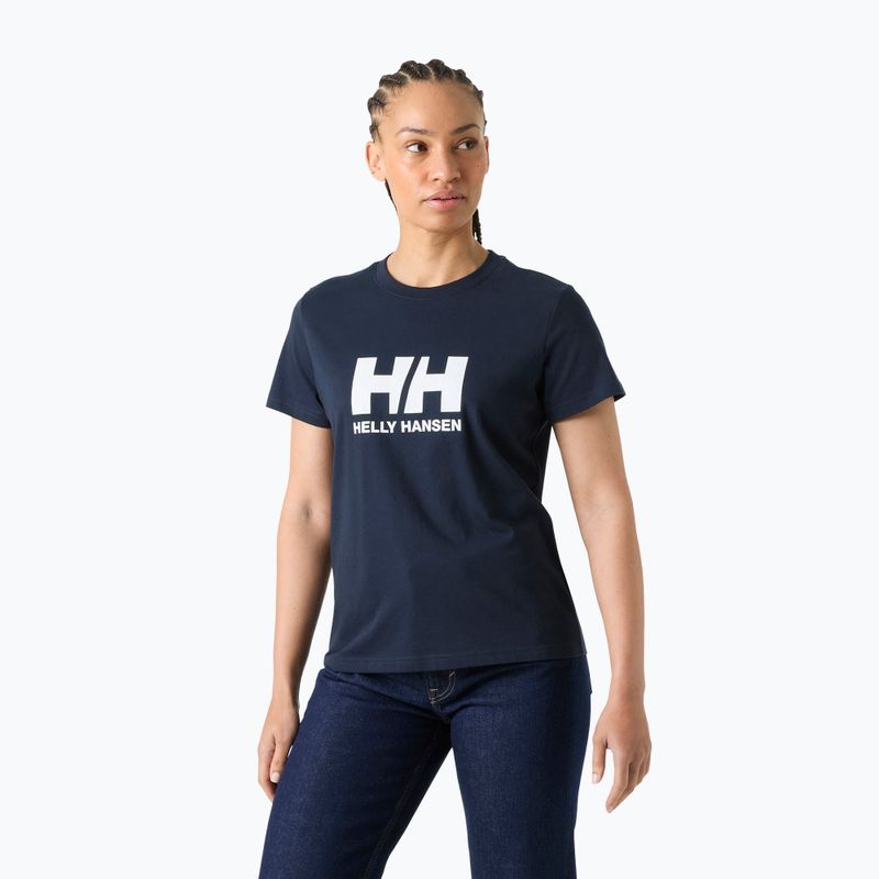 Dámske tričko Helly Hansen Logo 3.0 SS navy