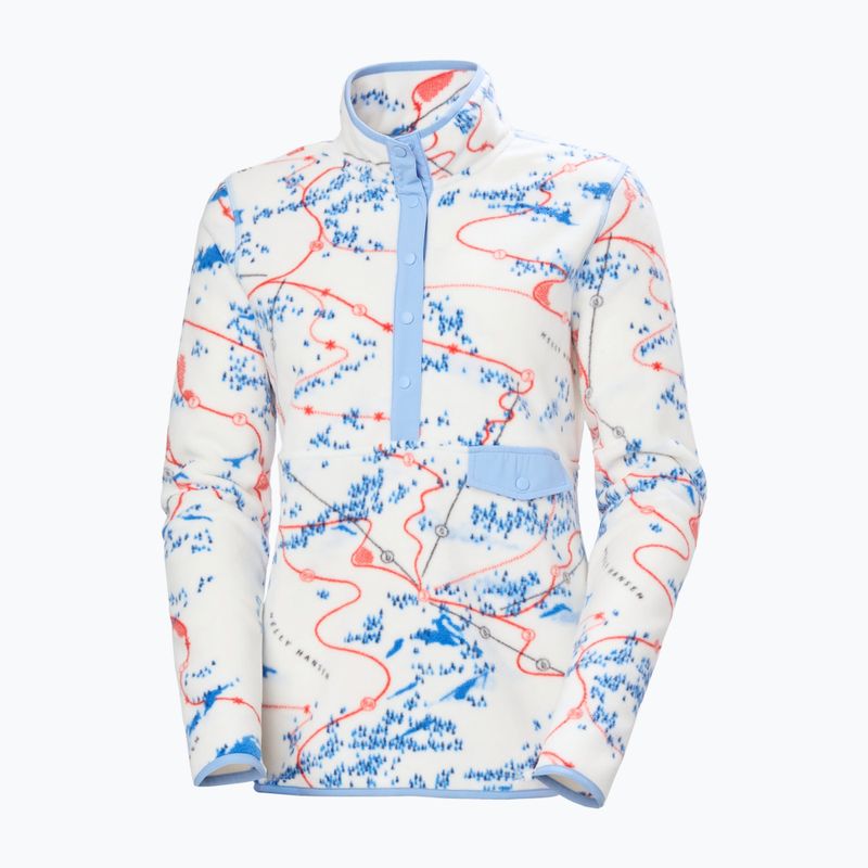 Dámska fleecová mikina Helly Hansen Maridalen Printed Fleece white slope map aop 4
