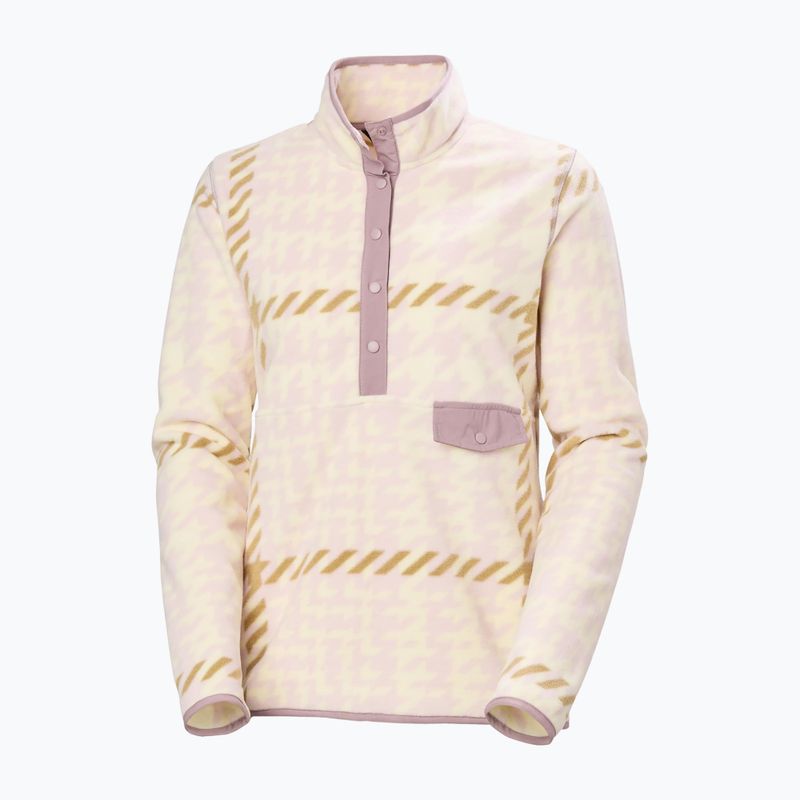 Dámska fleecová mikina Helly Hansen Maridalen Printed Fleece pink shake broxburn plaid 5