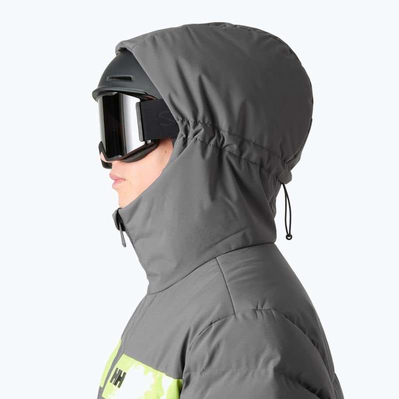 Pánska lyžiarska bunda Helly Hansen Bossanova Puffy thunder grey 3