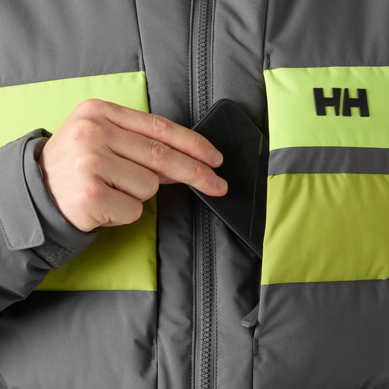 Pánska lyžiarska bunda Helly Hansen Bossanova Puffy thunder grey 5