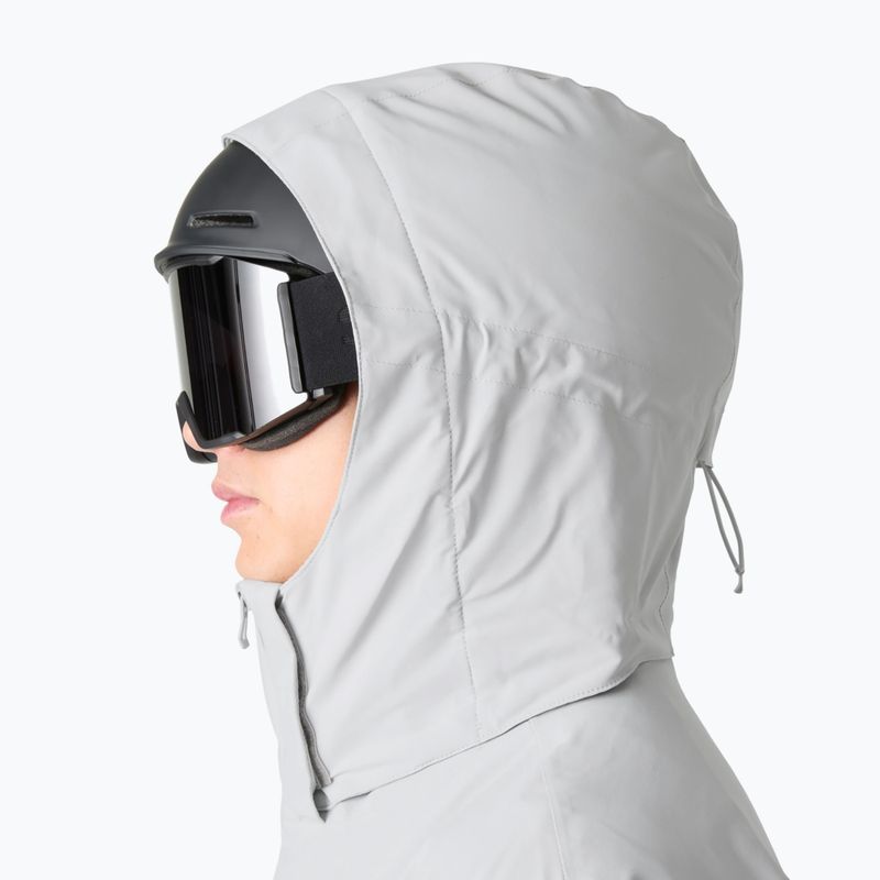 Pánska lyžiarska bunda Helly Hansen Alpha Lifaloft grey fog 3