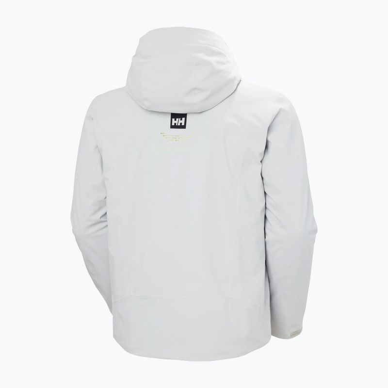 Pánska lyžiarska bunda Helly Hansen Alpha Lifaloft grey fog 10