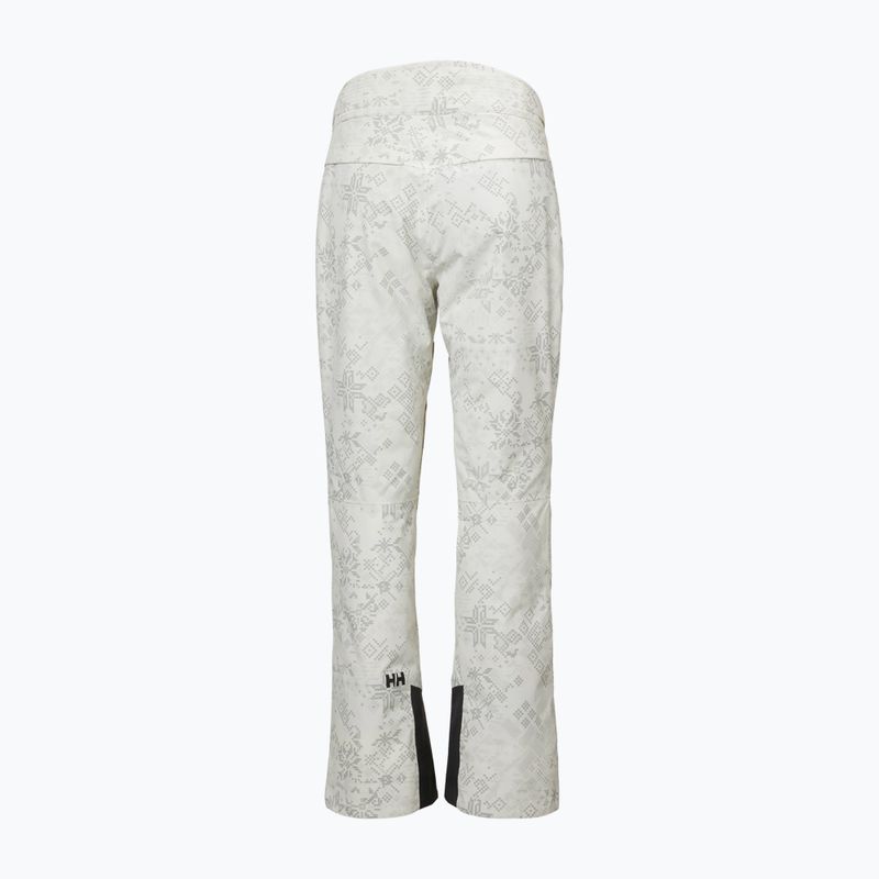 Dámske lyžiarske nohavice Helly Hansen Legendary Insulated cream new nordic aop 6