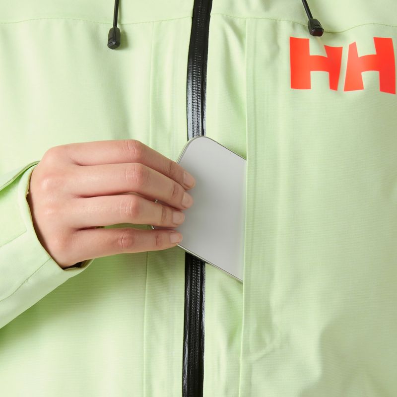 Dámska lyžiarska bunda Helly Hansen Powderqueen 3.0 washed lime 6