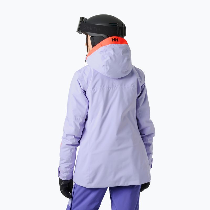 Dámska lyžiarska bunda Helly Hansen Powshot bright lavender 2