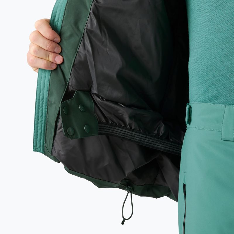 Pánska lyžiarska bunda Helly Hansen Alpine Inslated dark jungle 8