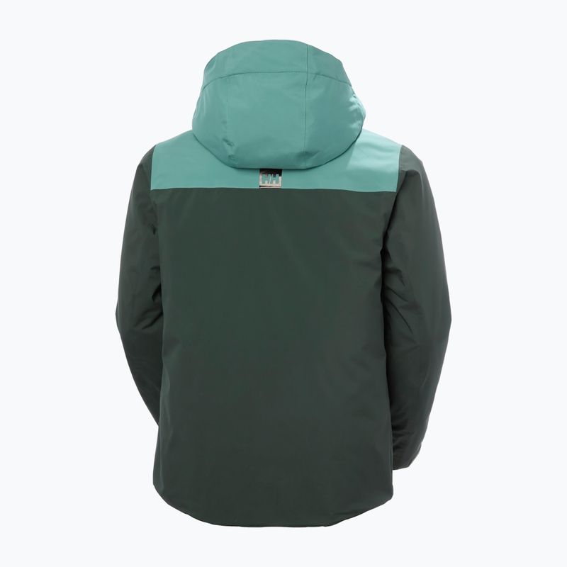 Pánska lyžiarska bunda Helly Hansen Alpine Inslated dark jungle 10
