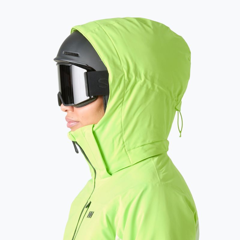 Dámska lyžiarska bunda Helly Hansen Alphelia luminous green 3