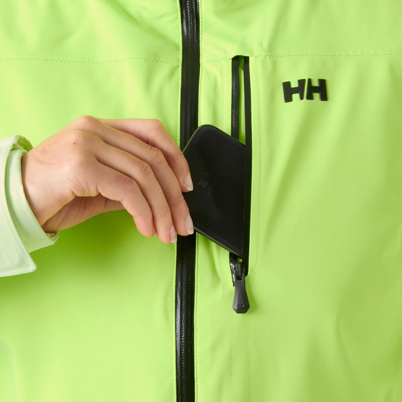 Dámska lyžiarska bunda Helly Hansen Alphelia luminous green 8
