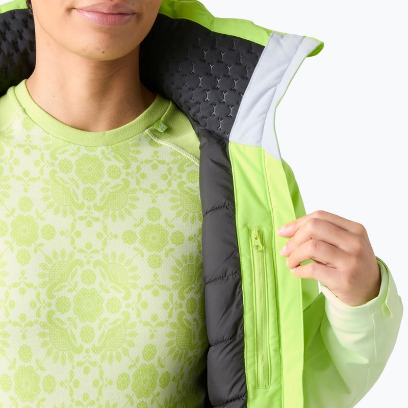 Dámska lyžiarska bunda Helly Hansen Alphelia luminous green 9