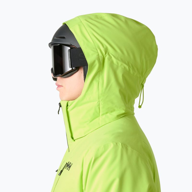 Pánska lyžiarska bunda Helly Hansen Alpha 4.0 luminous green 3