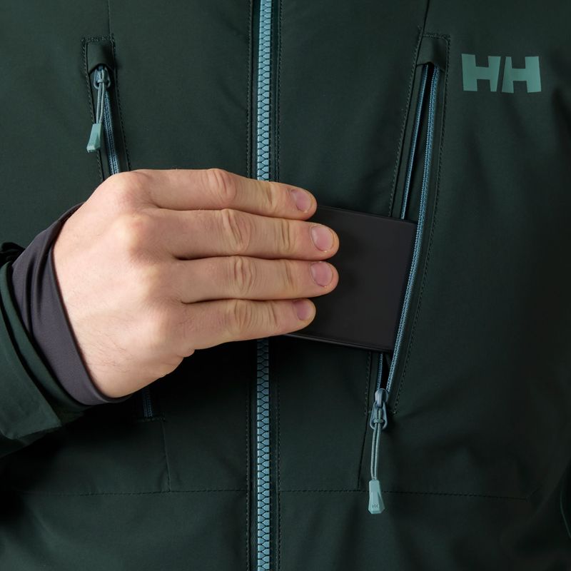 Pánska lyžiarska bunda Helly Hansen Alpha 4.0 dark jungle 6